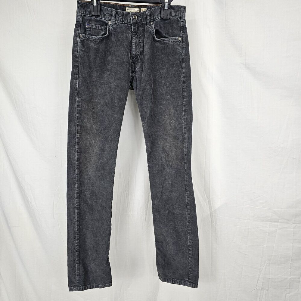 Patagonia Pants Mens 30X33 Gray Corduroy Chinos Straight Fit Casual Outdoor